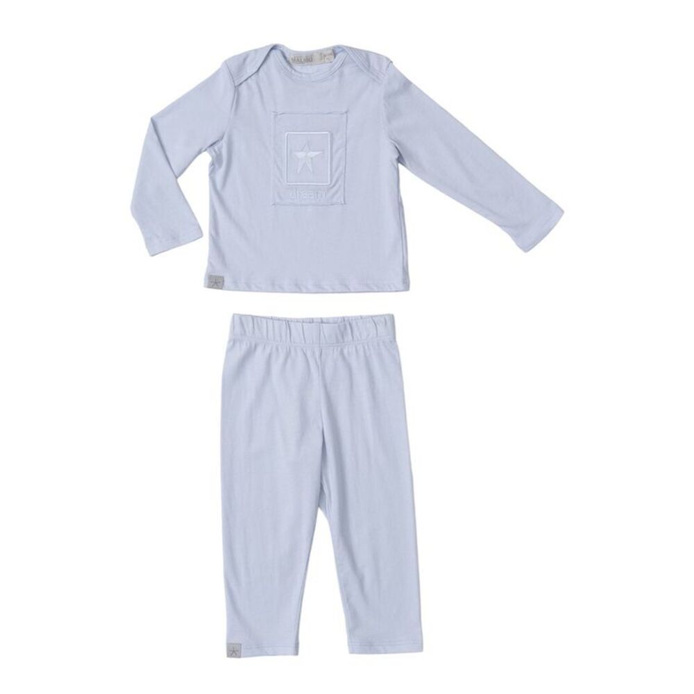 Barefoot Dreams  Heritage Organic Cotton Baby Set, Blue